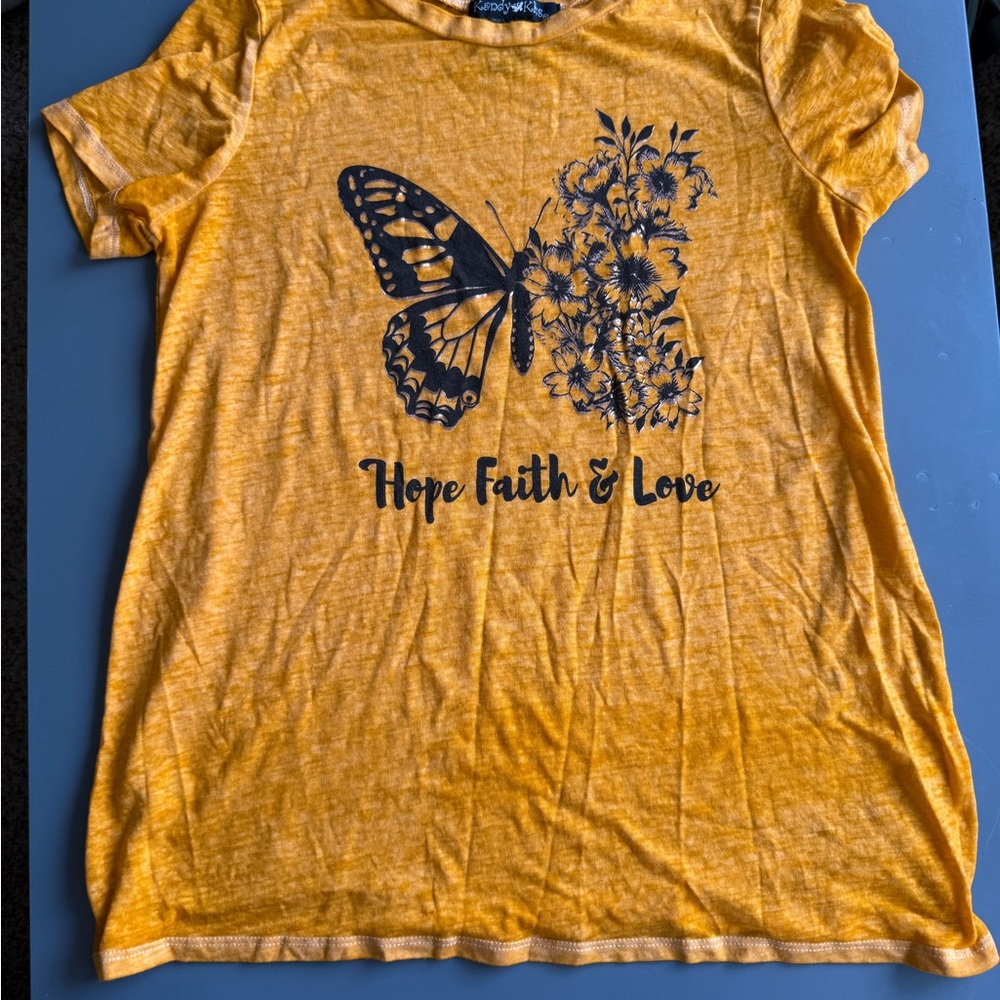Kids Yellow Graphic Tee